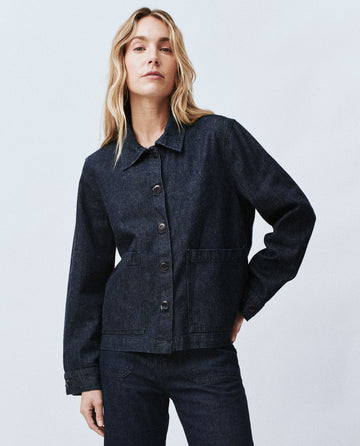 The Chore Jacket. -- Rinse Wash JACKET THE GREAT. PS24