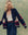 The Sailboat Lodge Cardigan. -- Dark Navy