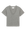 The V-Neck Tee, by THE GREAT. SP22 APRILCAP, is showcased in heather grey with short sleeves, a soft texture, and a boxy fit against a plain white background.