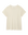 A plain washed white short-sleeve T-shirt with a crew neckline, made from 100% cotton, displayed against a white background. It's called The Boxy Crew by THE GREAT. CORE KNITS.