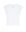 A plain white "The Peak Shoulder Tee - True White" by THE GREAT. FALL 22 KNITS with a classic crewneck fit, laid flat against a white background.